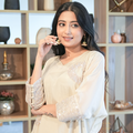 Raat Rani — Champagne Kaftan Co-ord Set