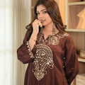 Kewda — Mulberry Sequin Kaftan Co-ord Set